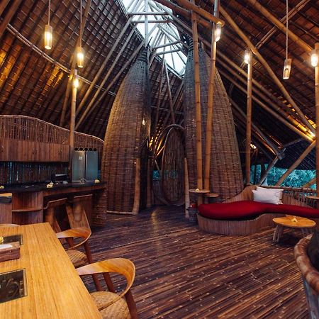 Temple House 3Bds Eco Bamboo House Pool River View Bringkit Exterior foto